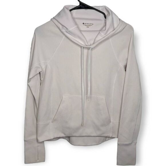Athleta Stadium Pullover Hoodie in Fog size XXS - Picture 1 of 7